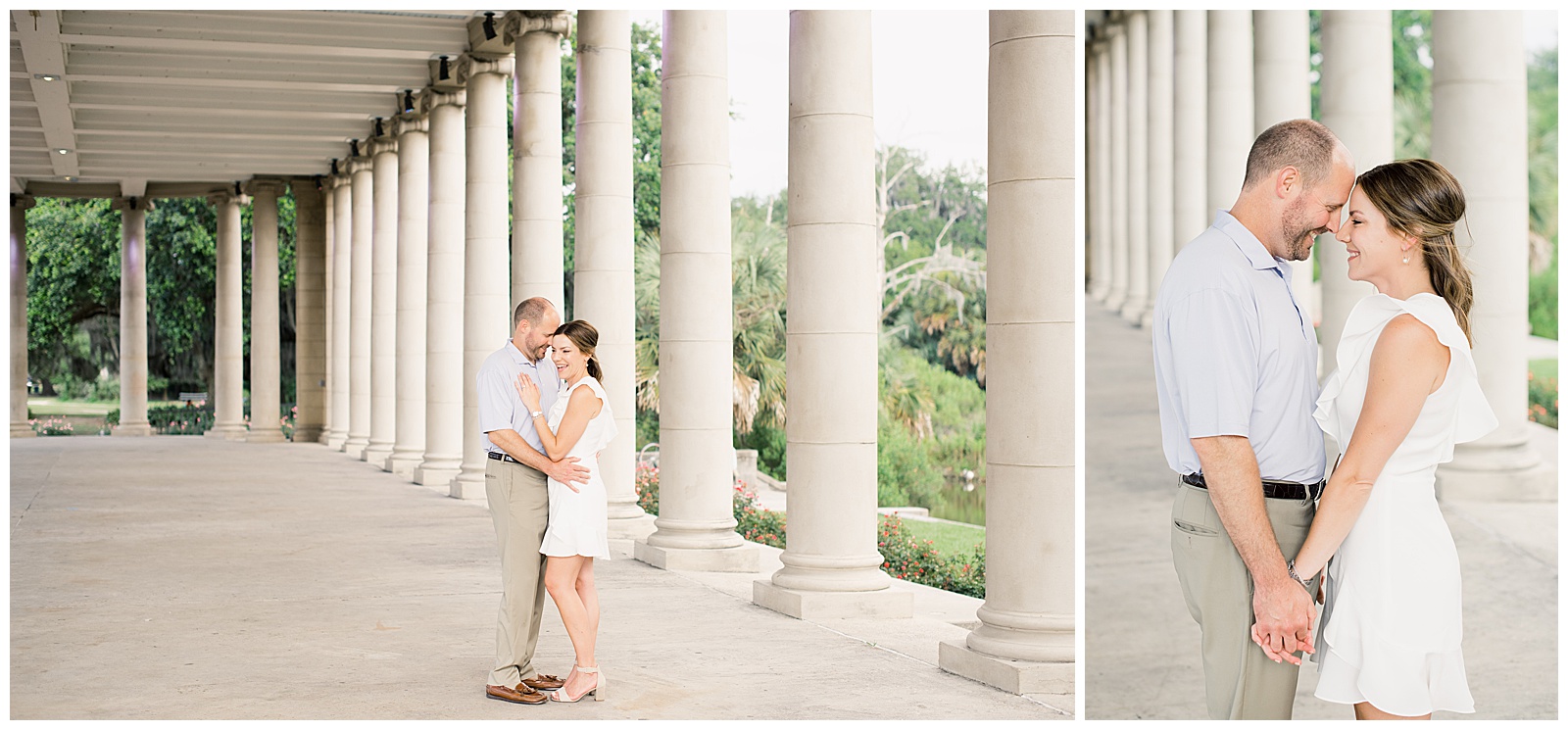 New Orleans Engagement Photos Chelsea Rousey Photography city park peristyle